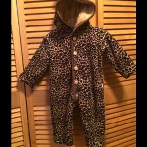 Milton Reversible Animal Leopard Snowsuit